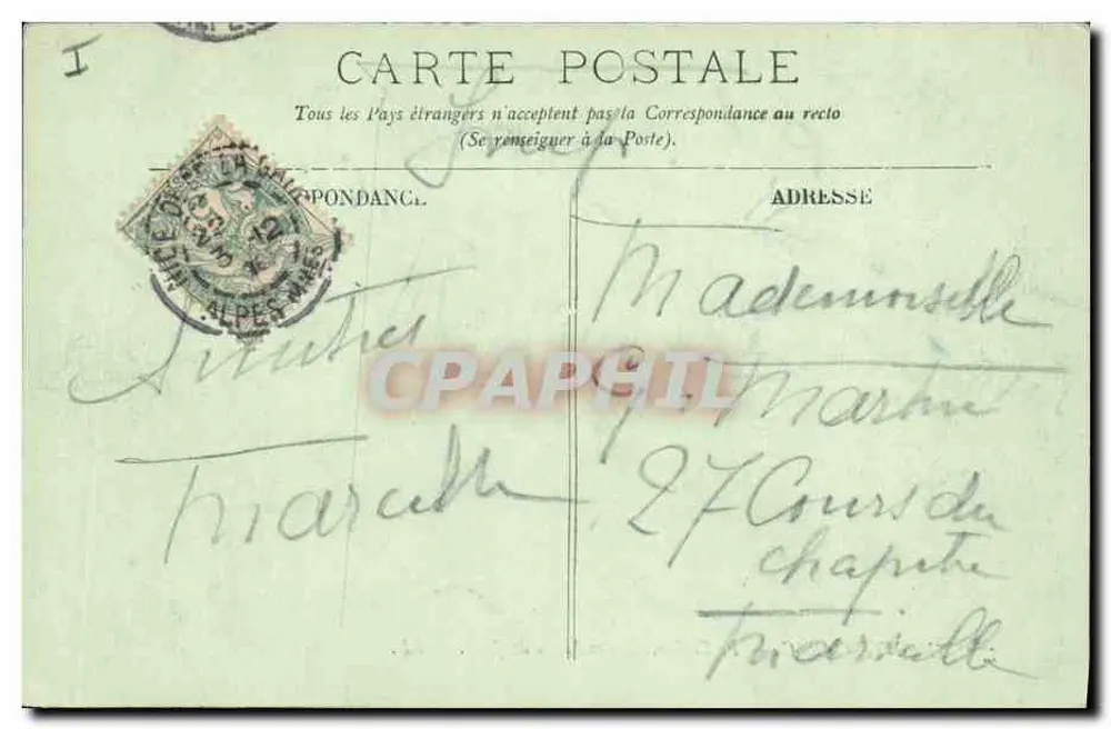 Monte-Carlo — Das Casino — Die Spielräume — LL. — n° 374 - Rückseite
