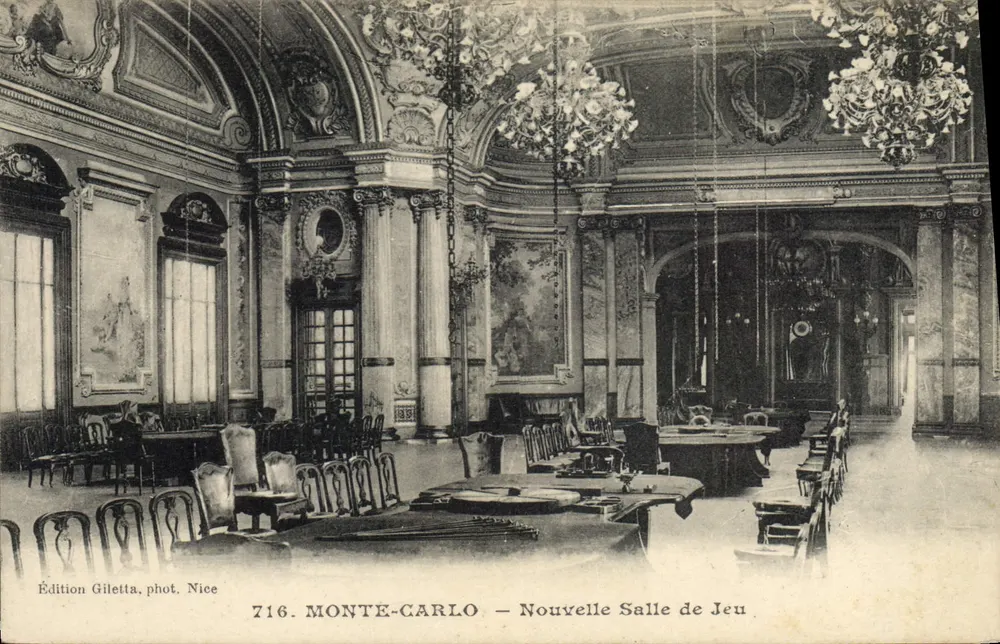 Monte-Carlo — Neue Spielhalle — Edition Giletta, Foto. Nice, Nr. 716 - Vorderseite