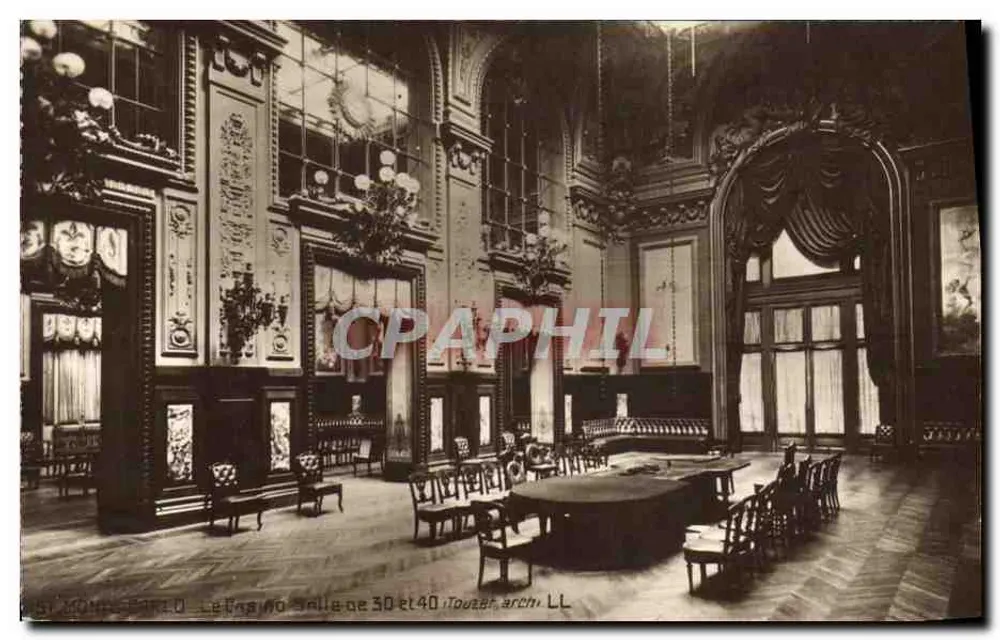 Das Casino von Monte Carlo — Raum 30 und 40 — Lévy & Cie, Paris - Vorderseite