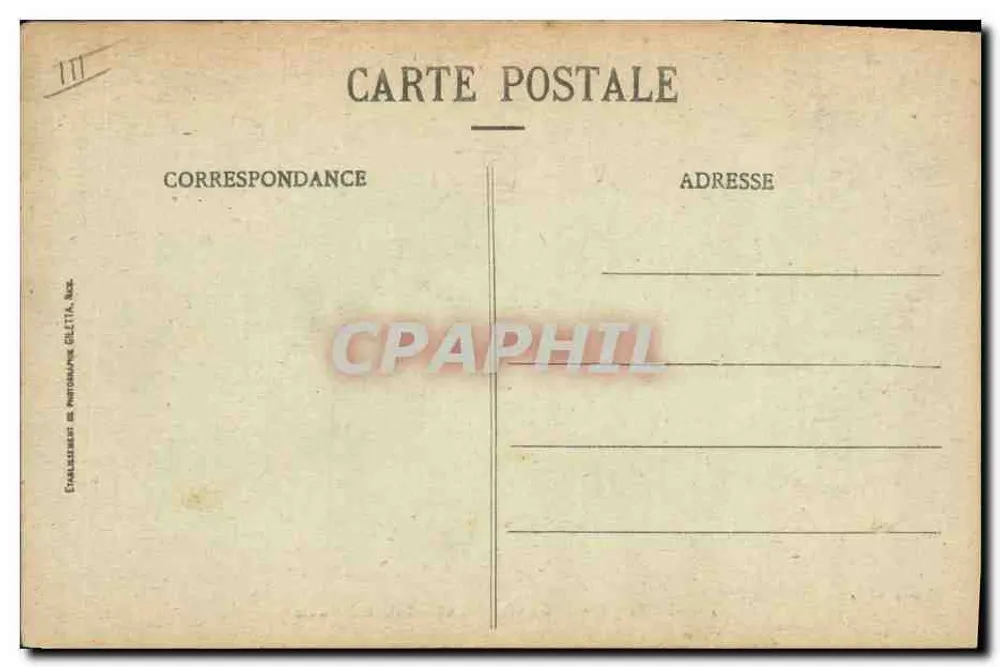 Monte-Carlo — Spielraum — Edition Gilletta, Nr. 722 - Rückseite