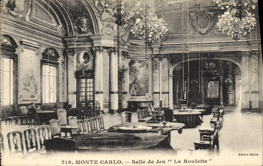 Monte-Carlo — Spielhalle "La Roulette" — Edition Gilotta, n° 716 - Vorderseite