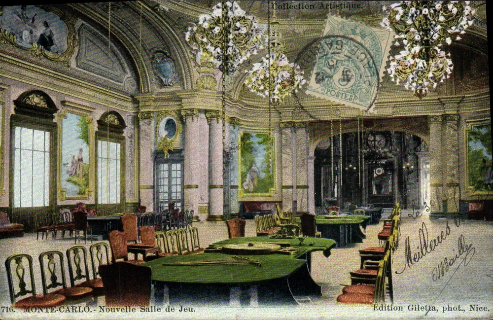 Monte-Carlo - Neue Spielhalle — Künstlerische Sammlung — Edition Giletta, phot., Nice, n°716 - Vorderseite