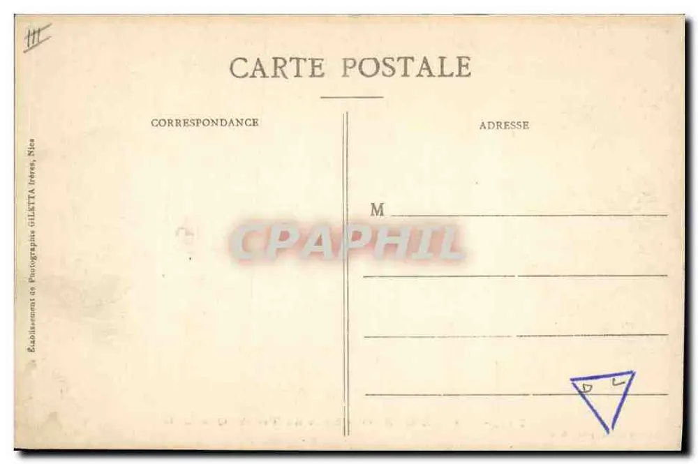 Monte-Carlo — Salle du Trente-Quarante — Edition Giletta, phot., Nice, n° 706 - Rückseite