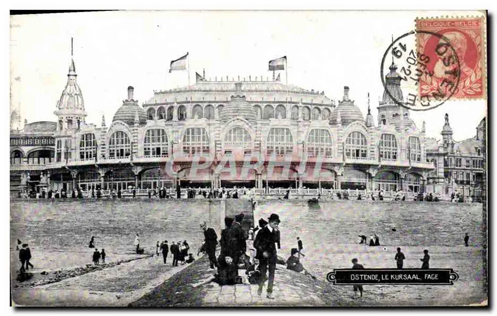 Ostende, het Kursaal — voorzijde — onbekende uitgever, serie-nummer niet zichtbaar - Voorkant