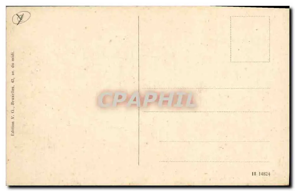 Ostend — Kurpark — Spielraum — Edition V. G., Brüssel - Rückseite