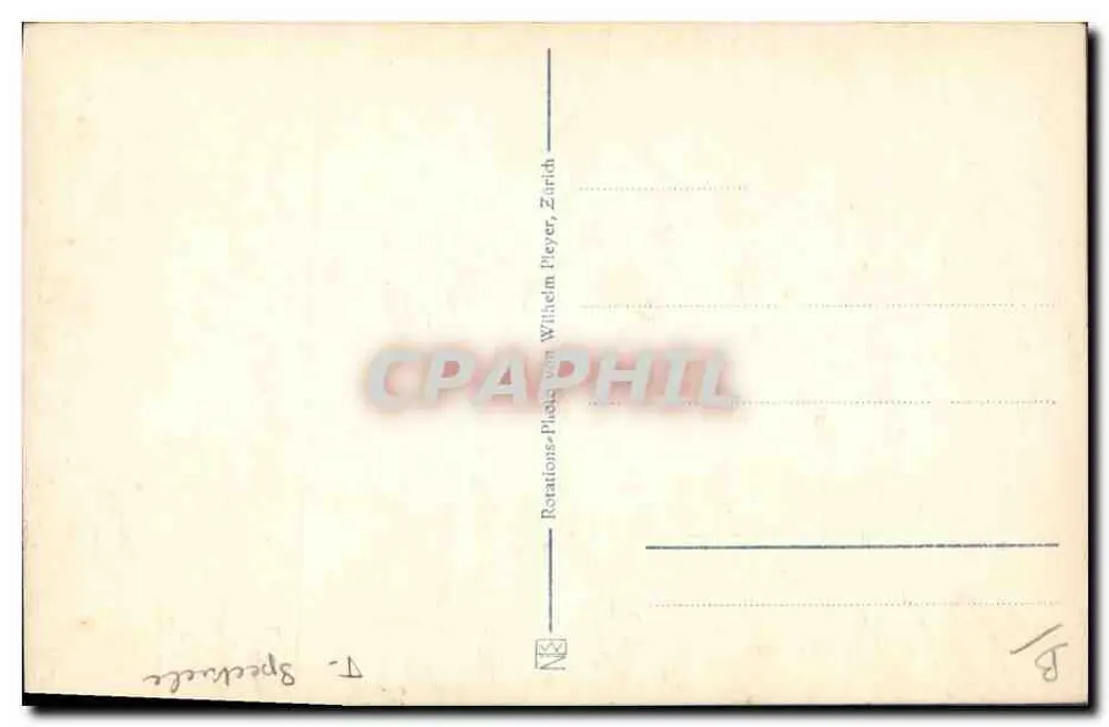 Urbanis — número 4 — Wilhelm Pleyer, Zurique - Verso