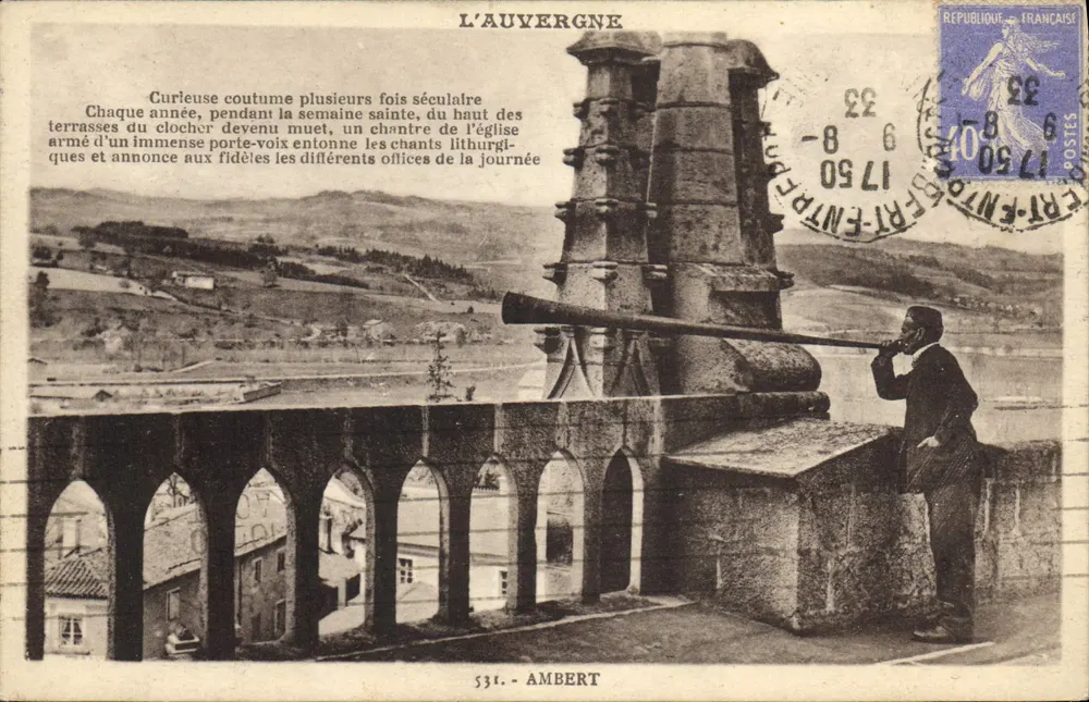 A Auvergne — Ambert — Editor L. Bachelet, n° 531 - Frente