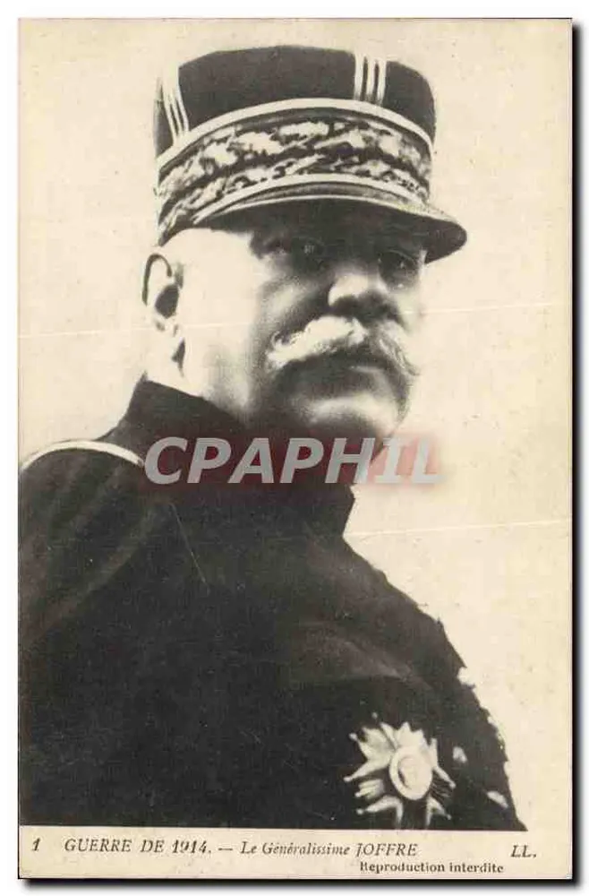 Guerra de 1914 — O Geral Joffre — Editor LL. - Frente