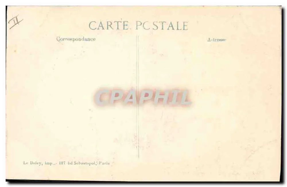 O Geral Joffre — 1914 — Chusseau-Flaviens, 18ª Série - Verso