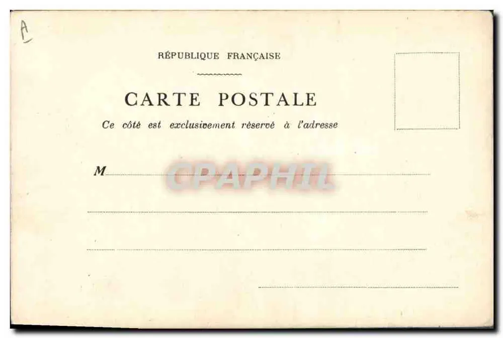 General Joffre — 1914 — gewidmet den Verteidigern des Vaterlandes — Gravur von L. Robach - Rückseite