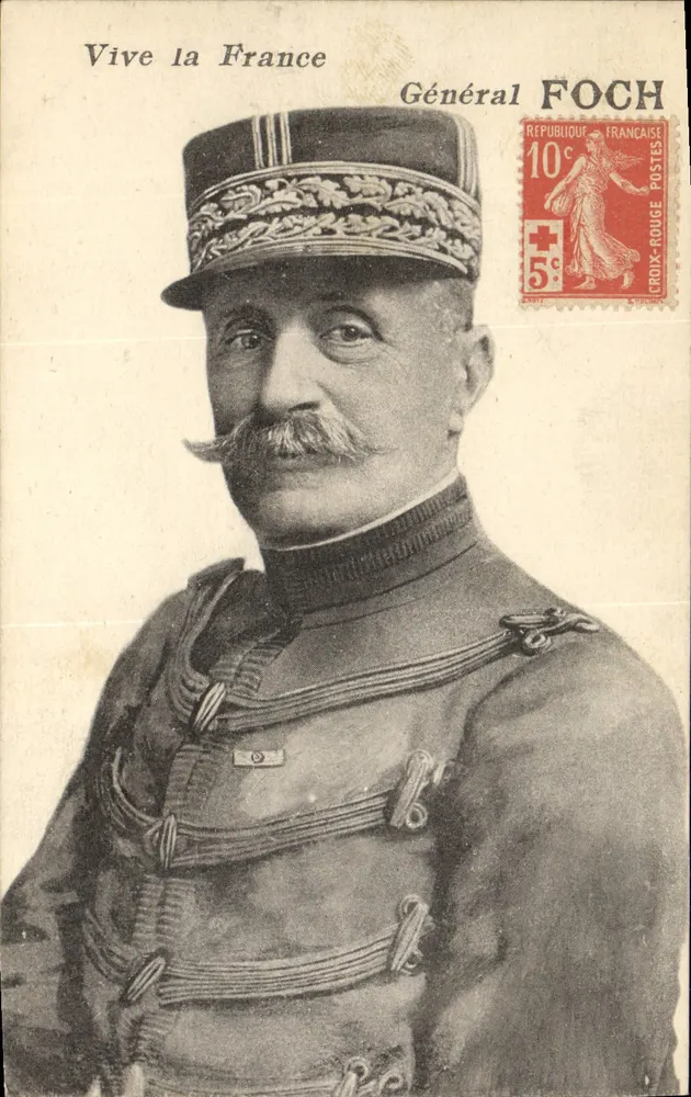 General FOCH — Vive la France — unbekannter Verlag, Seriennummer nicht sichtbar - Vorderseite
