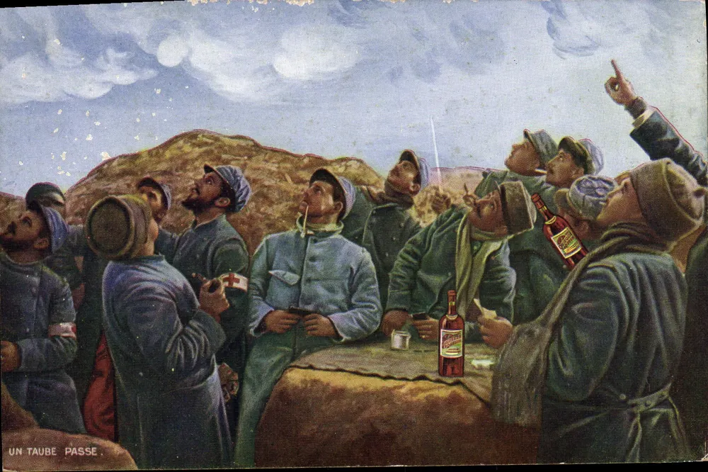 Ein Taube Passiert — Soldaten in Pause — Verlag Dubonnet, n° II - Vorderseite