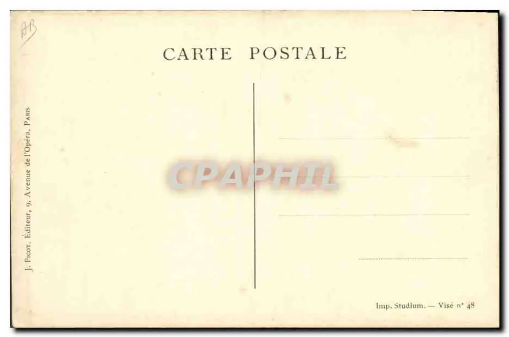 Jovem soldado britânico — Témacité britânica — J. Picor, Paris - Verso