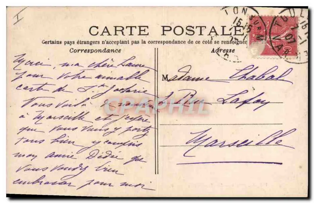 Les Déschrités — L. Belle — Edição E. - Verso