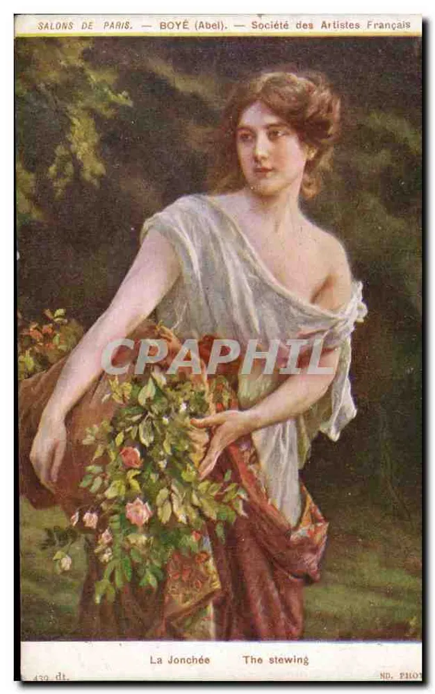 La Jonchée — Pintura dos Salões de Paris — Boyé (Abel), Sociedade dos Artistas Franceses - Frente