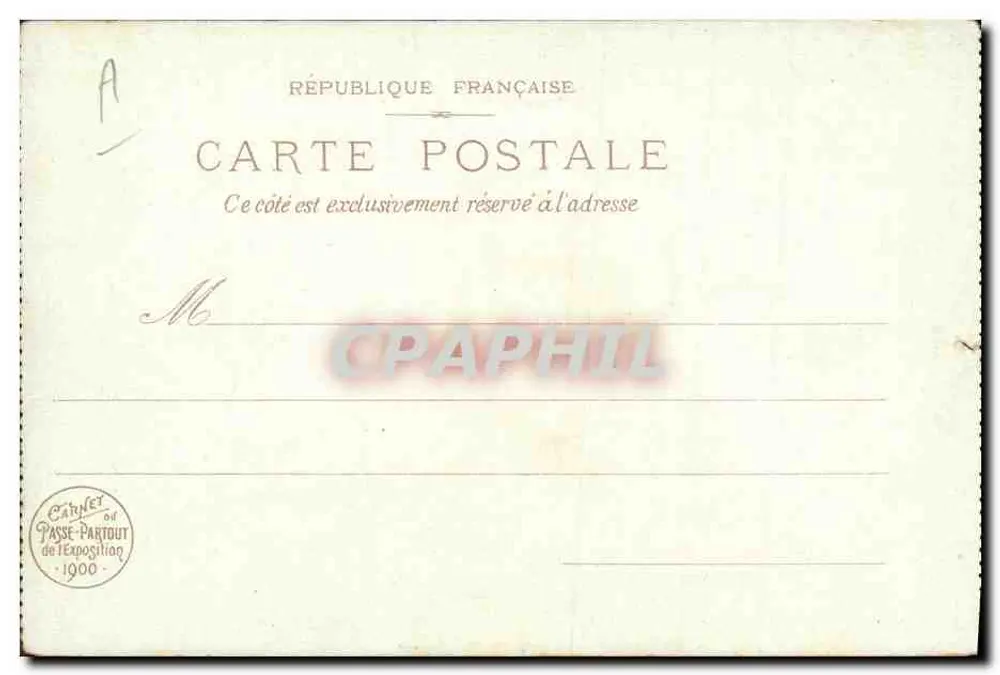 Puppen-Theater — Szene mit Publikum — Verlag Carnet de Passe-Partout - Rückseite