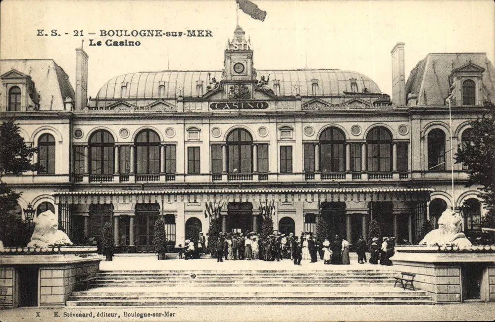 Boulogne-sur-Mer — Das Casino — E.S. 21 — Verleger Stévenard - Vorderseite