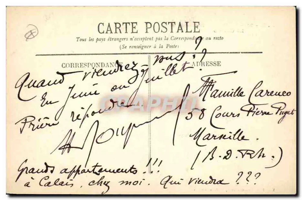 Boulogne-sur-Mer — Das Casino — E.S. 21 — Verleger Stévenard - Rückseite