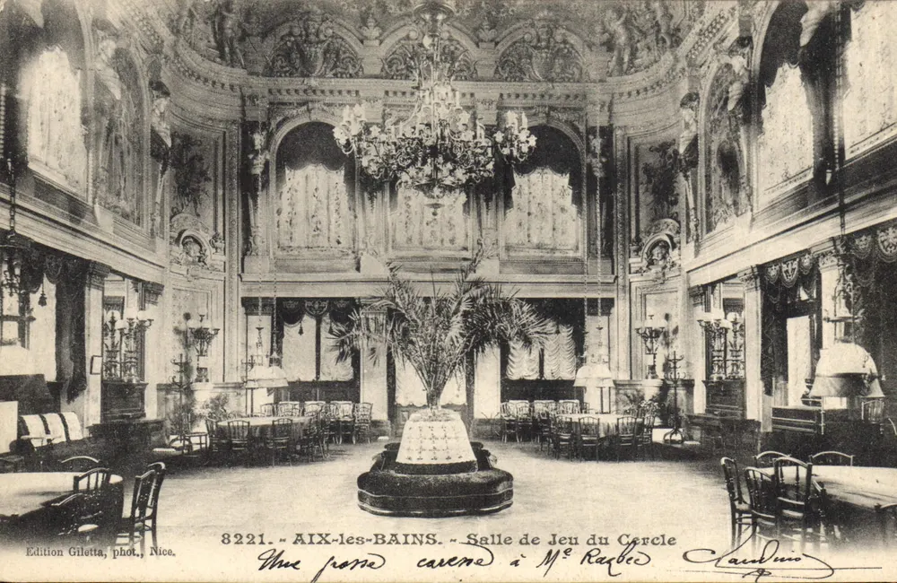 AIX-LES-BAINS — Spielraum des Clubs — Edition Giletta, Foto Nice, Nr. 8221 - Vorderseite