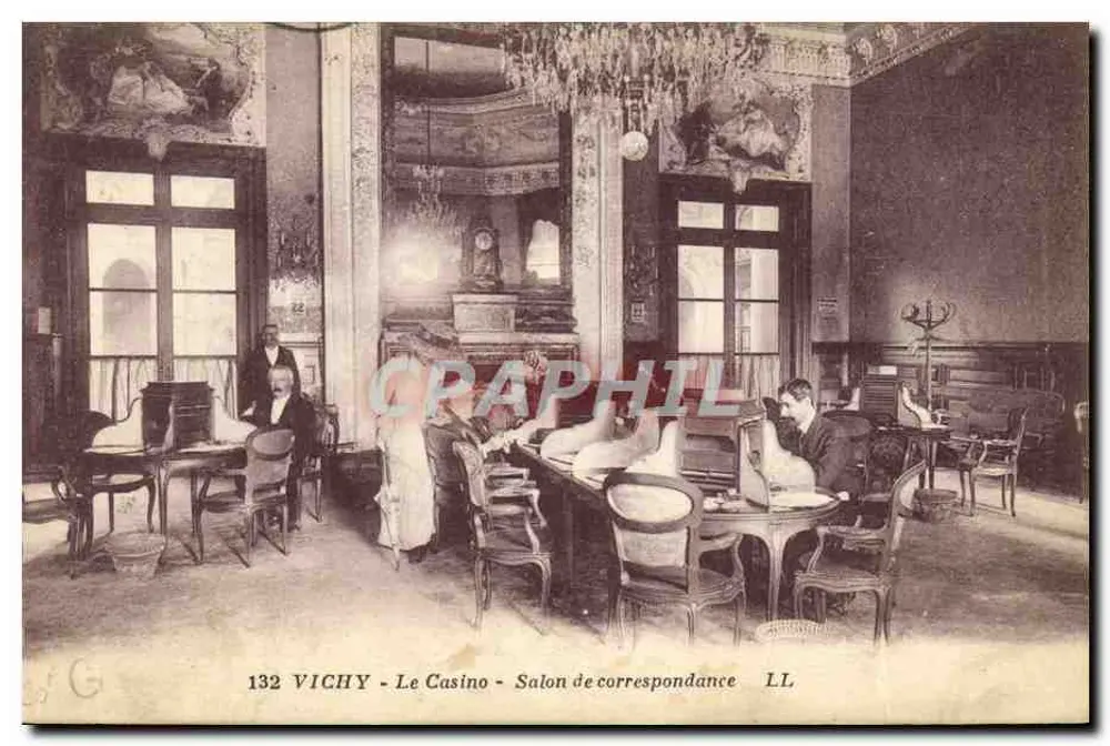 Vichy - Het Casino - Correspondentiezaal — LL, n° 132 - Voorkant