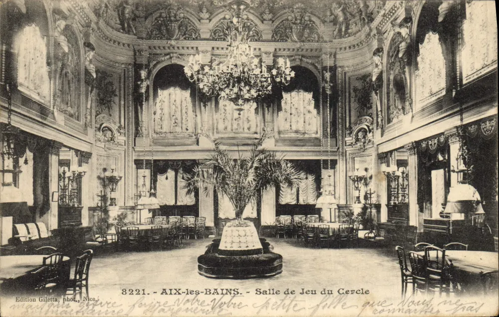 AIX-LES-BAINS — Spielraum des Clubs — Edition Giletta, Foto von Nice, Nr. 8221 - Vorderseite