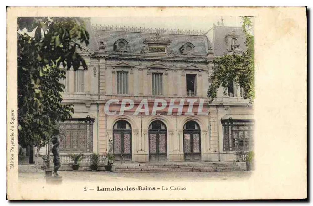 Lamaleu-les-Bains — Het Casino — Editie Papeterie du Square, n°2 - Voorkant