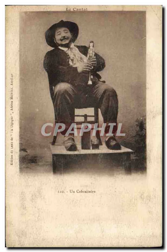 Le Cantal — Un Cabraitaire — Éditeur Adriss Marrou Amilar, n°120 - Frente