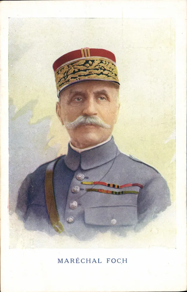 Marshall Foch — portret wojskowy — P. J. Gallais et Cie, nr 541 - Awers