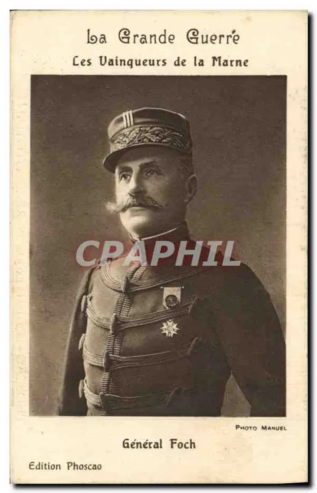 General Foch — Die Sieger der Marne — Phoscao-Ausgabe - Vorderseite