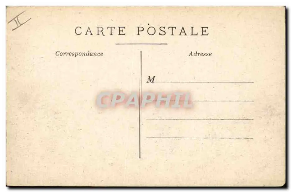 Vorbeigehen des Generals Joffre — Dokument der Fotosektion der französischen Armee — Visé-8-Paris - Rückseite