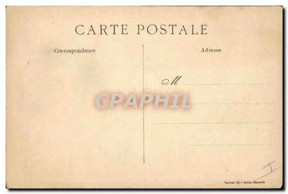 Geral Joffre, Geralíssimo — retrato militar — editor Fournier, Sainte-Marie - Verso