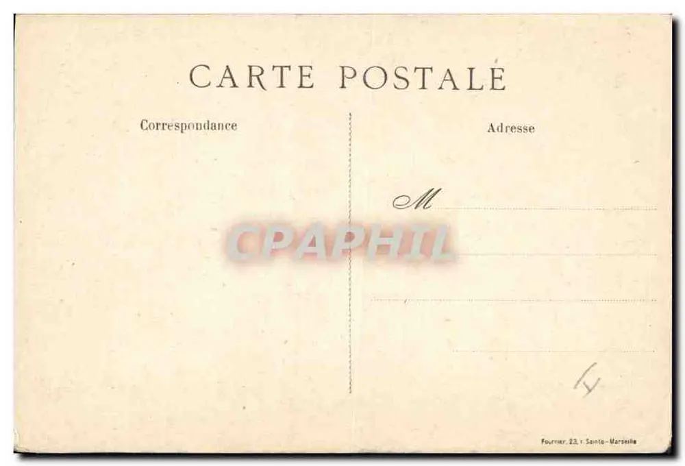 Geral Joffre, Geralíssimo — retrato militar — editor Fournier, Sainte-Marie - Verso