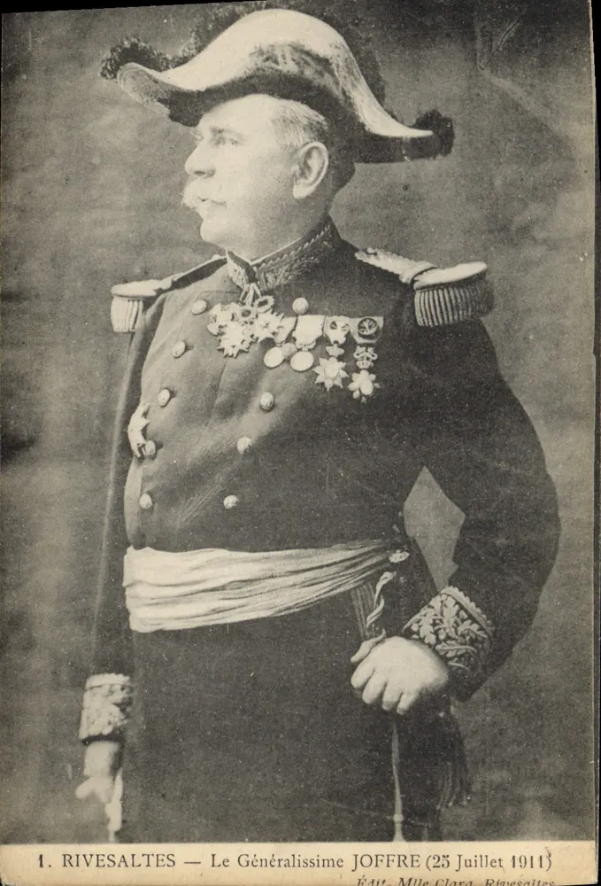 Rivesaltes — Der Generalissime Joffre (25. Juli 1911) — Verlag Mile Clara, Rivesaltes - Vorderseite