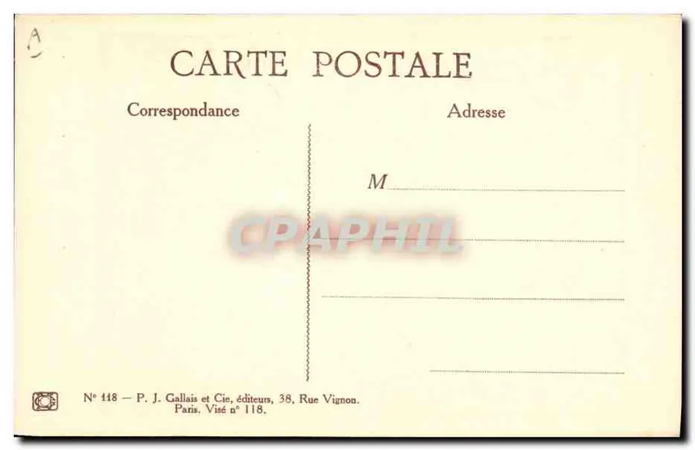 Dois policiais em confrontação — desenho de Theny — publicado no Simplicissimus de 3 de janeiro de 1910 — P. J. Gallais et Cie, n° 118 - Verso