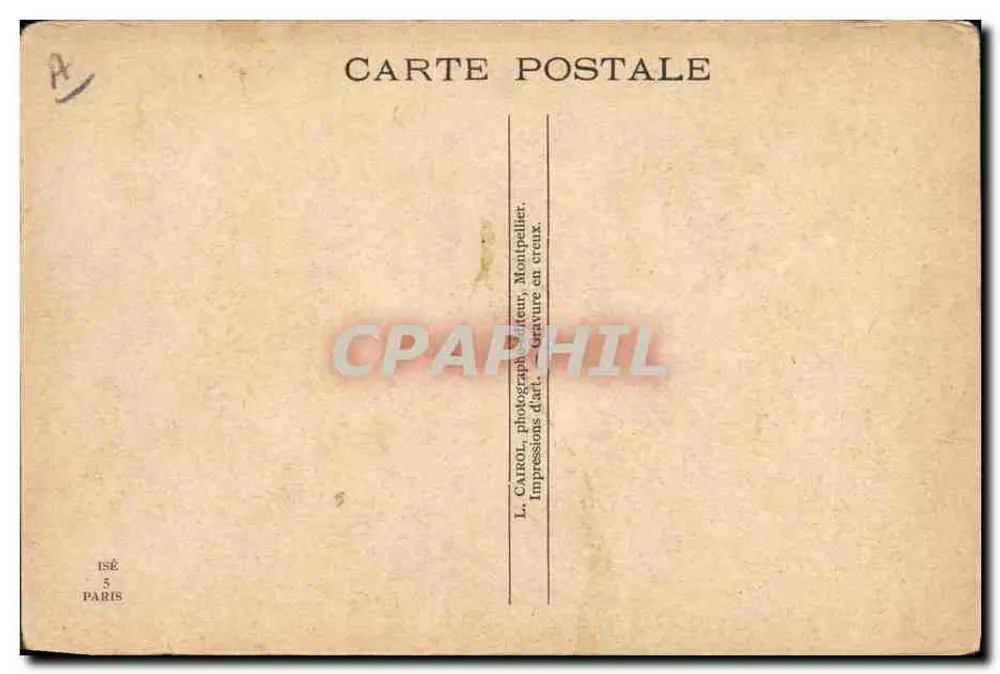 Soldados em trincheiras — 1917 — L. Carrol, Paris - Verso