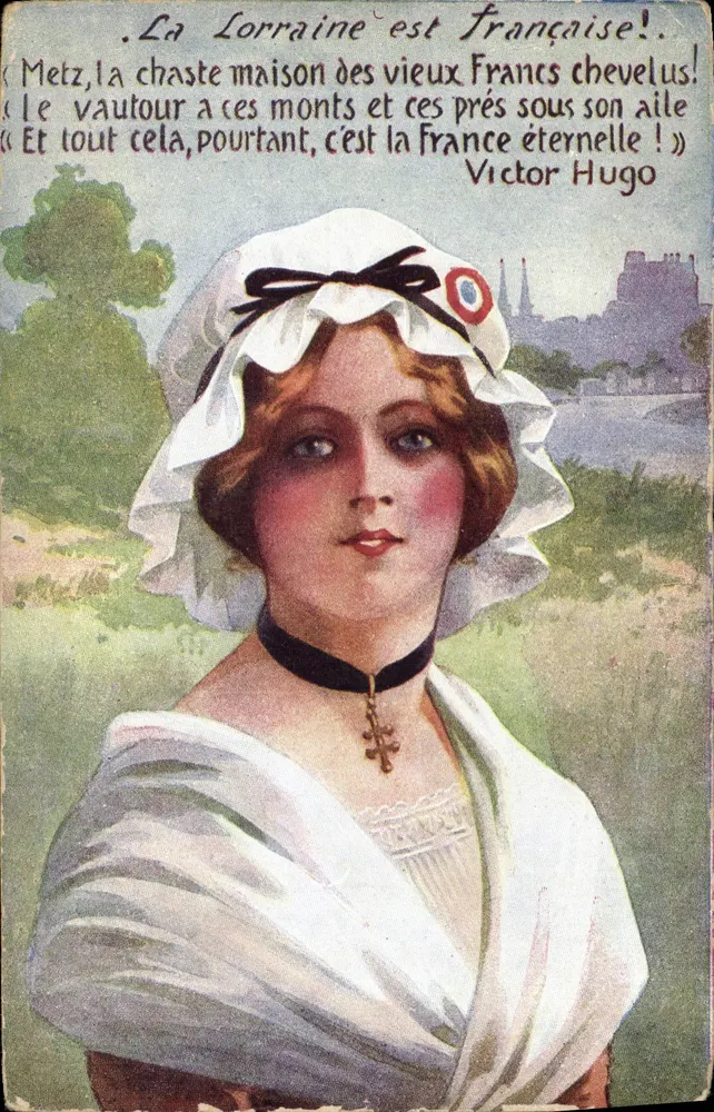 A Lorena é Francesa! — Poema de Victor Hugo — Editor não visível - Frente