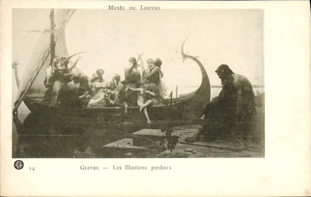 Gleyre — As Ilusões Perdidas — Museu do Louvre, n°14 - Frente