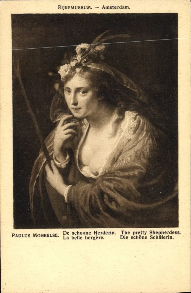 Paulus Moreelse — Die schöne Schäferin — Rijksmuseum — Amsterdam - Vorderseite