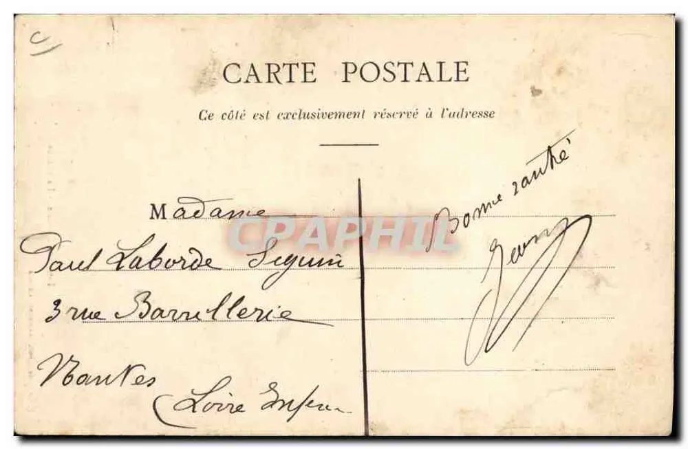 Interior Landais - A Velada — F. Bernède, fot., Arjuzanx (Landes) - Verso