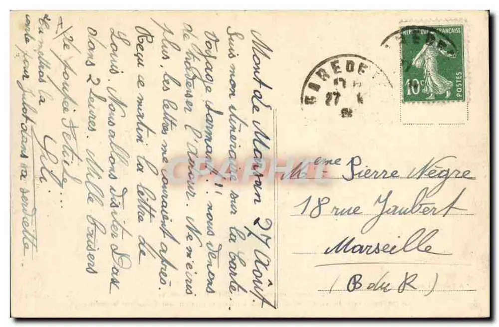 Interno nei Landes (Lou Pachedeuy) — Il contadino dà bocconi di fieno ai buoi che passano la testa in cucina — A. Daurry, foto, Morcenx, n°32 - Verso