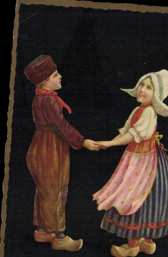 Kinder in traditionellen Kostümen — Tanz — italienische Produktion - Vorderseite