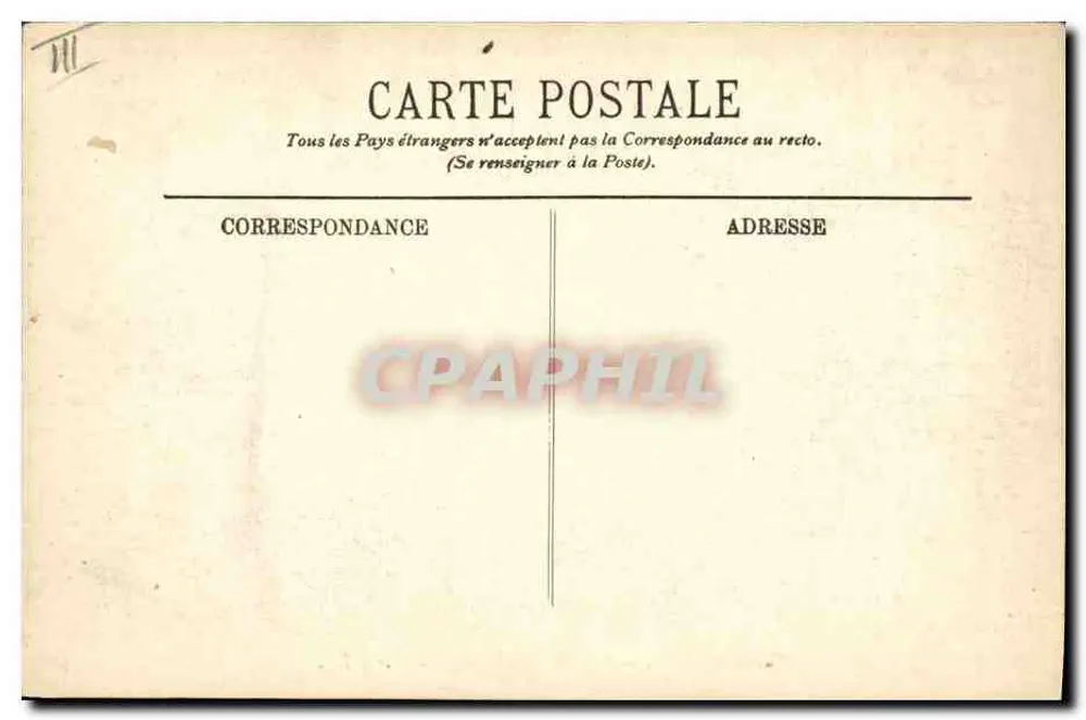 Casino von Monte-Carlo — Saal der Trente-et-Quarante — LL. — N° 244 - Rückseite