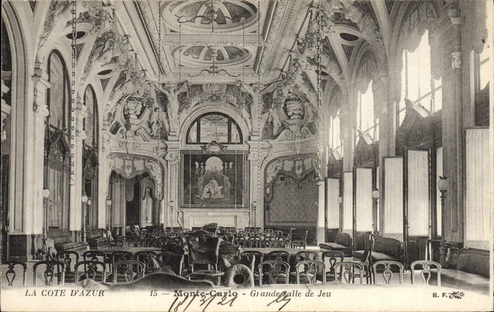 Monte-Carlo - Große Spielhalle — B.F. n°15 - Vorderseite