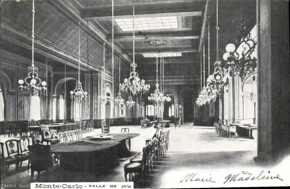 Monte-Carlo - SPIELRAUM — Verlag TAERCK, Paris - Vorderseite