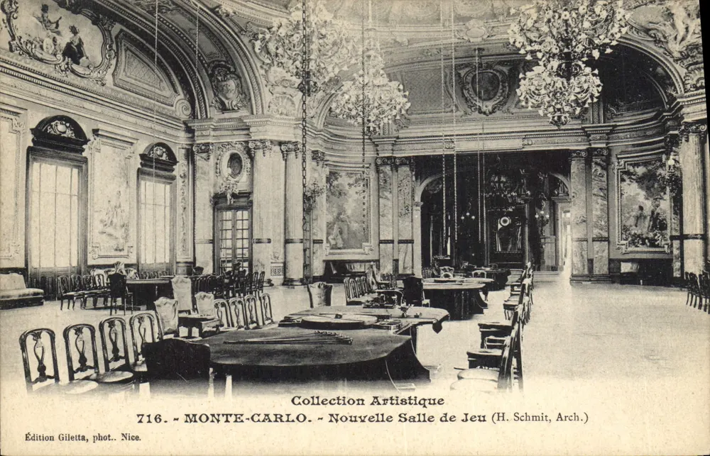 Monte-Carlo — Neue Spielhalle — Giletta Edition, Nice, n°716 - Vorderseite