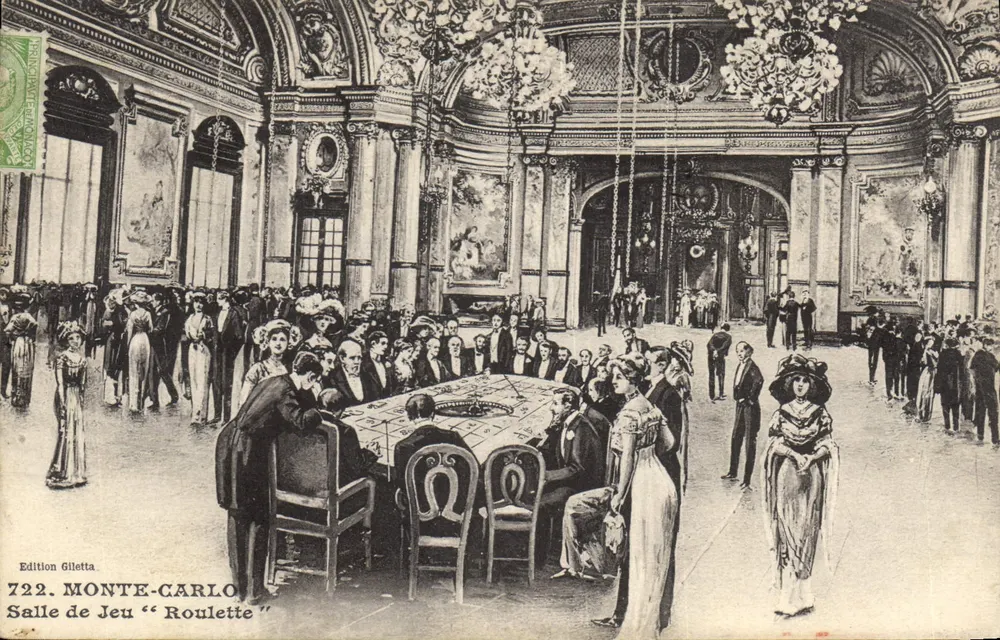 Monte-Carlo — Spielraum « Roulette » — Edition Giletta, Nr. 722 - Vorderseite
