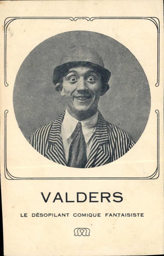 Valdiers — portrait comique — éditeur non visible - Vorderseite