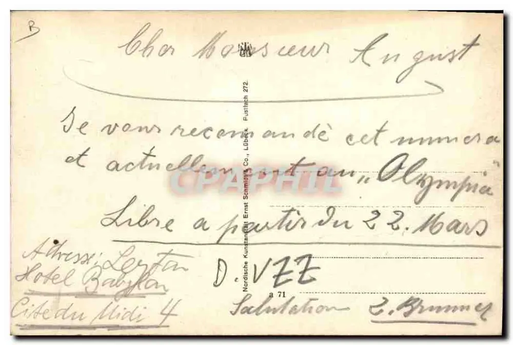 2 LEYTONS — Humsti-Bumsti — Nordische Kunstanstalt Ernst Schmigl, Co., Lübeck - Verso