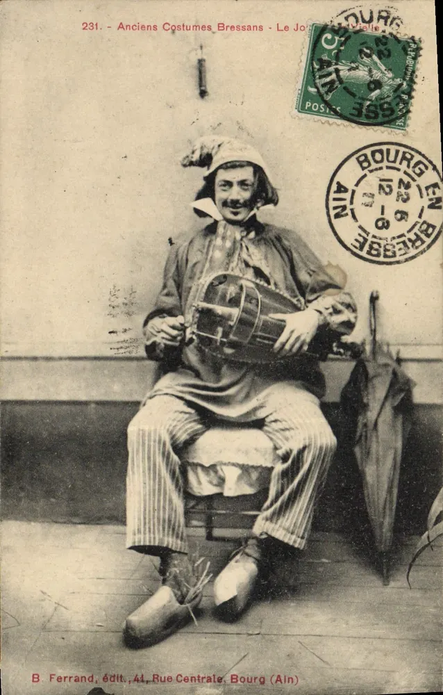 Traditionele Bressan-klederdracht - Le Jo - B. Ferrand, uitgever, 44 Rue Centrale, Bourg (Ain) - Voorkant
