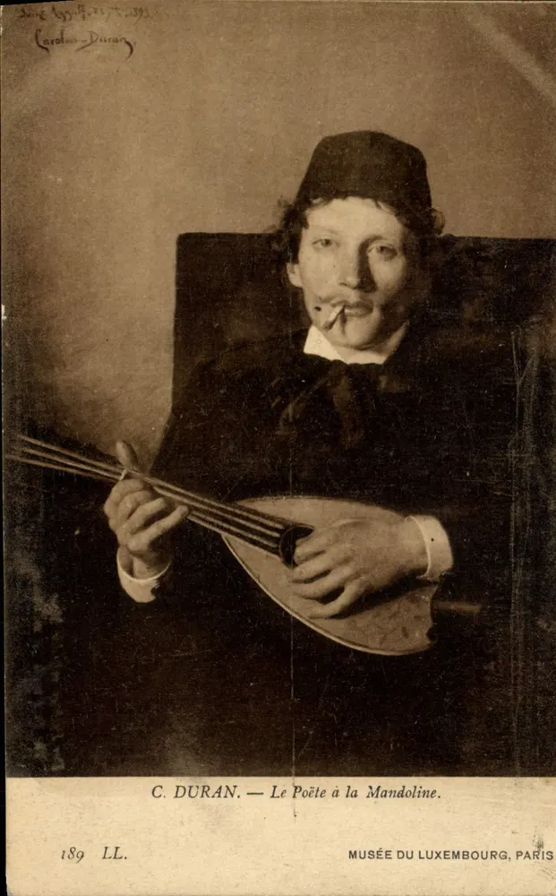 Der Dichter mit der Mandoline — C. Duran — Museum des Luxembourg, Paris - Vorderseite